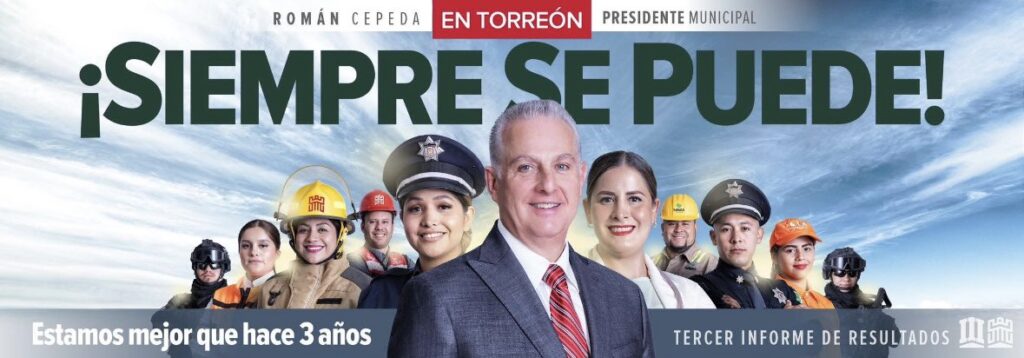 Román Cepeda presenta su Tercer Informe de Gobierno