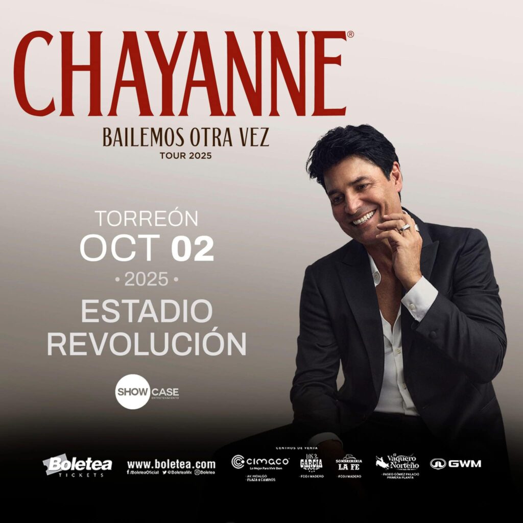 ¿Cuánto cuestan los boletos de Chayanne en Torreón?